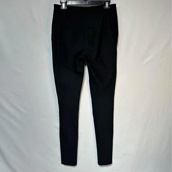 Diane VonFurstenburg woman’s black moto pants. Size 10. Authenticity tag. - Picture 6 of 11